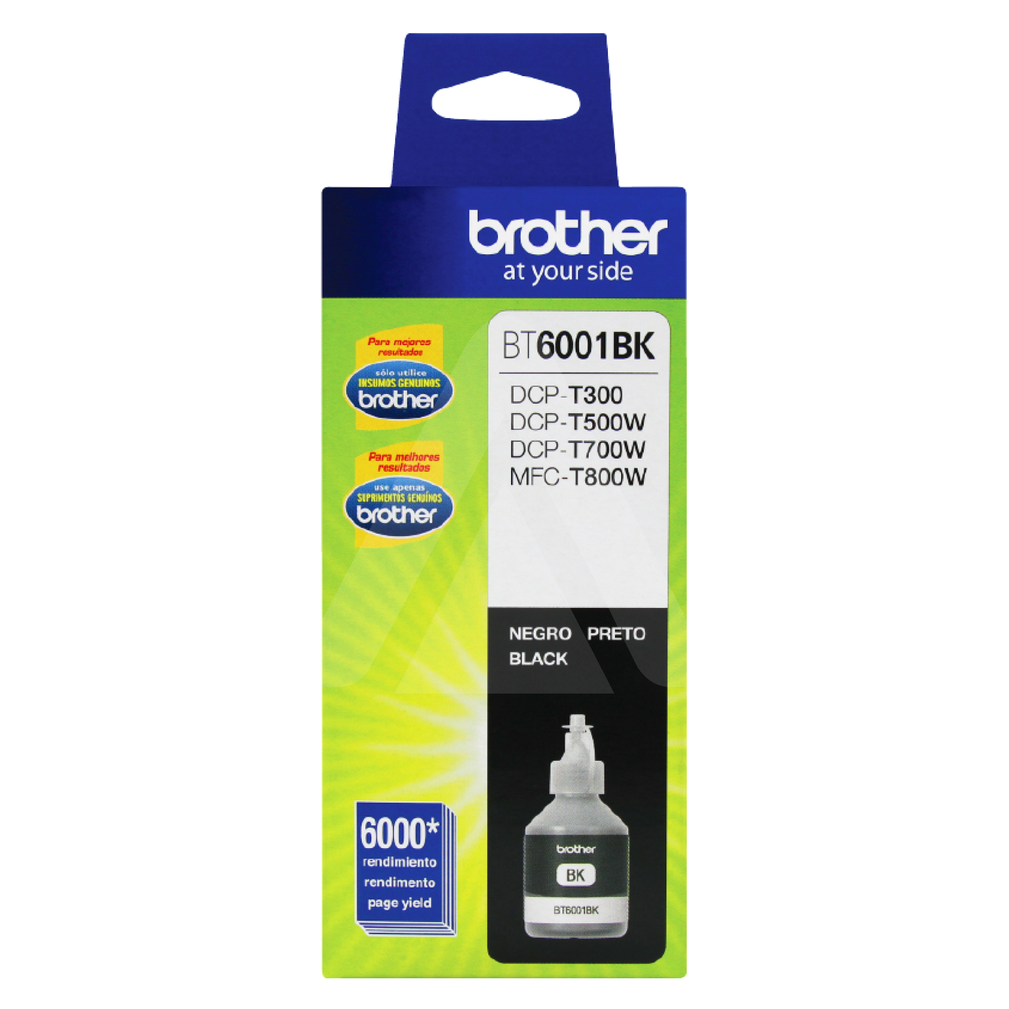 TINTA BROTHER BT6001BK BLACK - DCP-T300 / DCP-T500W / DCP-T700W