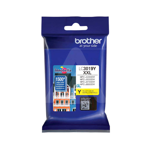 TINTA BROTHER LC-3019Y YELLOW  P/ MFCJ5330DW / MFCJ6730DW