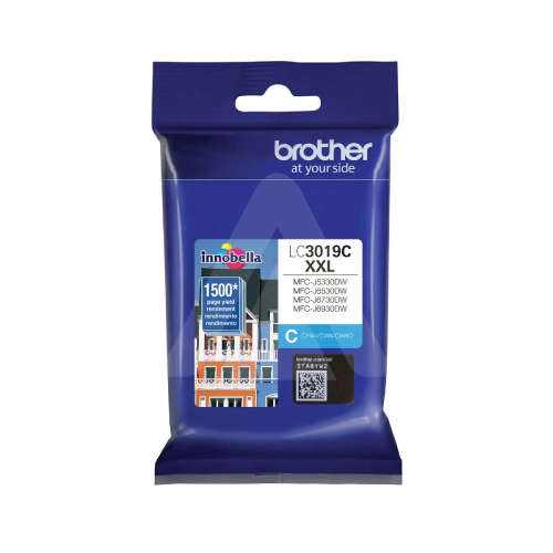TINTA BROTHER LC-3019C CYAN P/ MFCJ5330DW / MFCJ6730DW