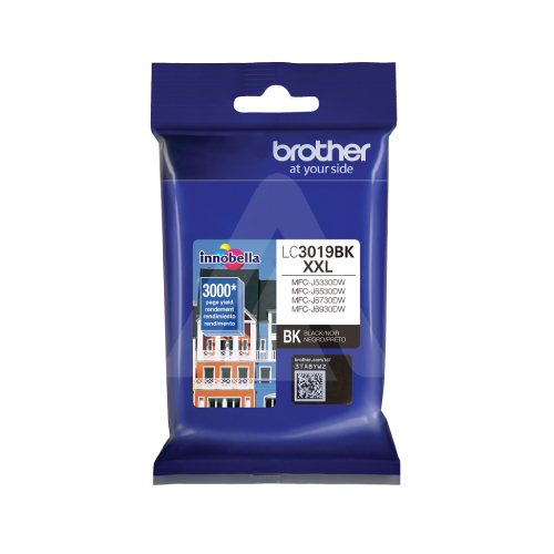 TINTA BROTHER LC-3019BK BLACK P/ MFCJ5330DW / MFCJ6730DW