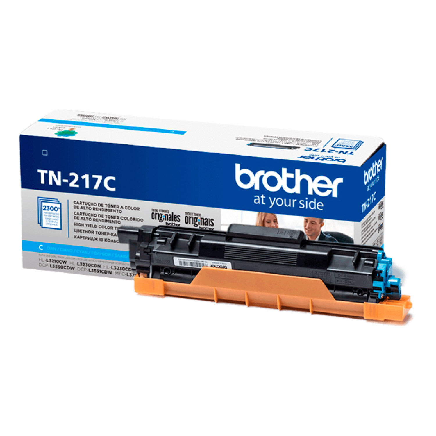 TONER BROTHER TN-217C CYAN P/HLL3270CDW / DCPL3551CDW / MFCL3750CDW (2300 P