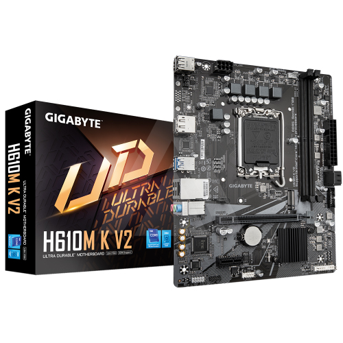 LGA 1700  INTEL GIGABYTE H610M-K DDR5 128GB NVMEPCIE 4.0 HDMI