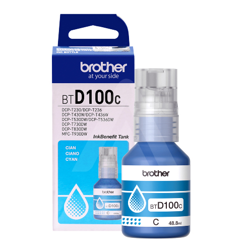 TINTA BROTHER CYAN- T230/T430W/T530DW/T730DW/T930DW