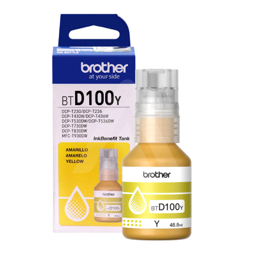 TINTA BROTHER YELLOW - T230/T430W/T530DW/T730DW/T930DW