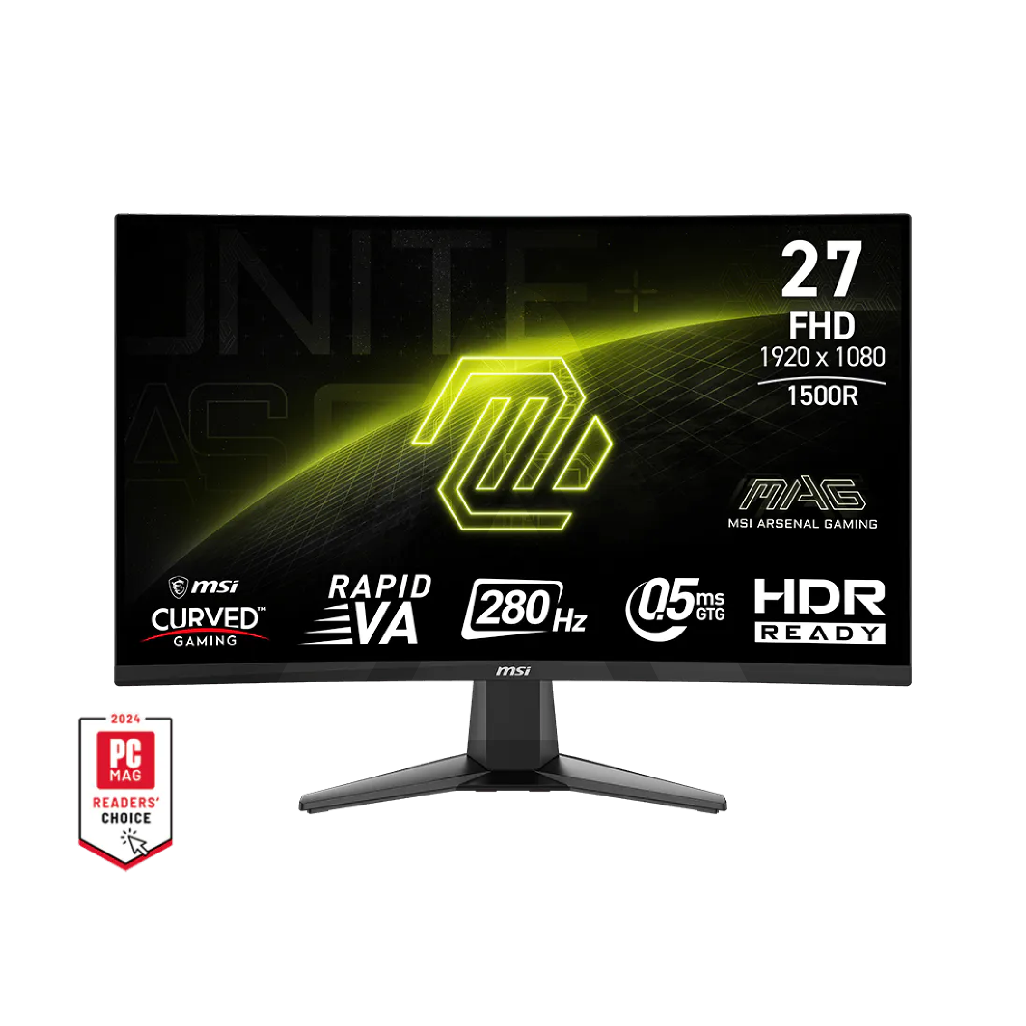 MONITOR MSI MAG-276CXF 27" 1920X1080 280HZ 0.5MS ADAPTIVE-SYNC